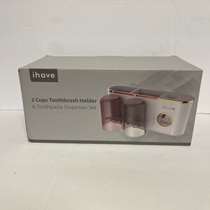 iHave Toothbrush Holder and Dispense Set